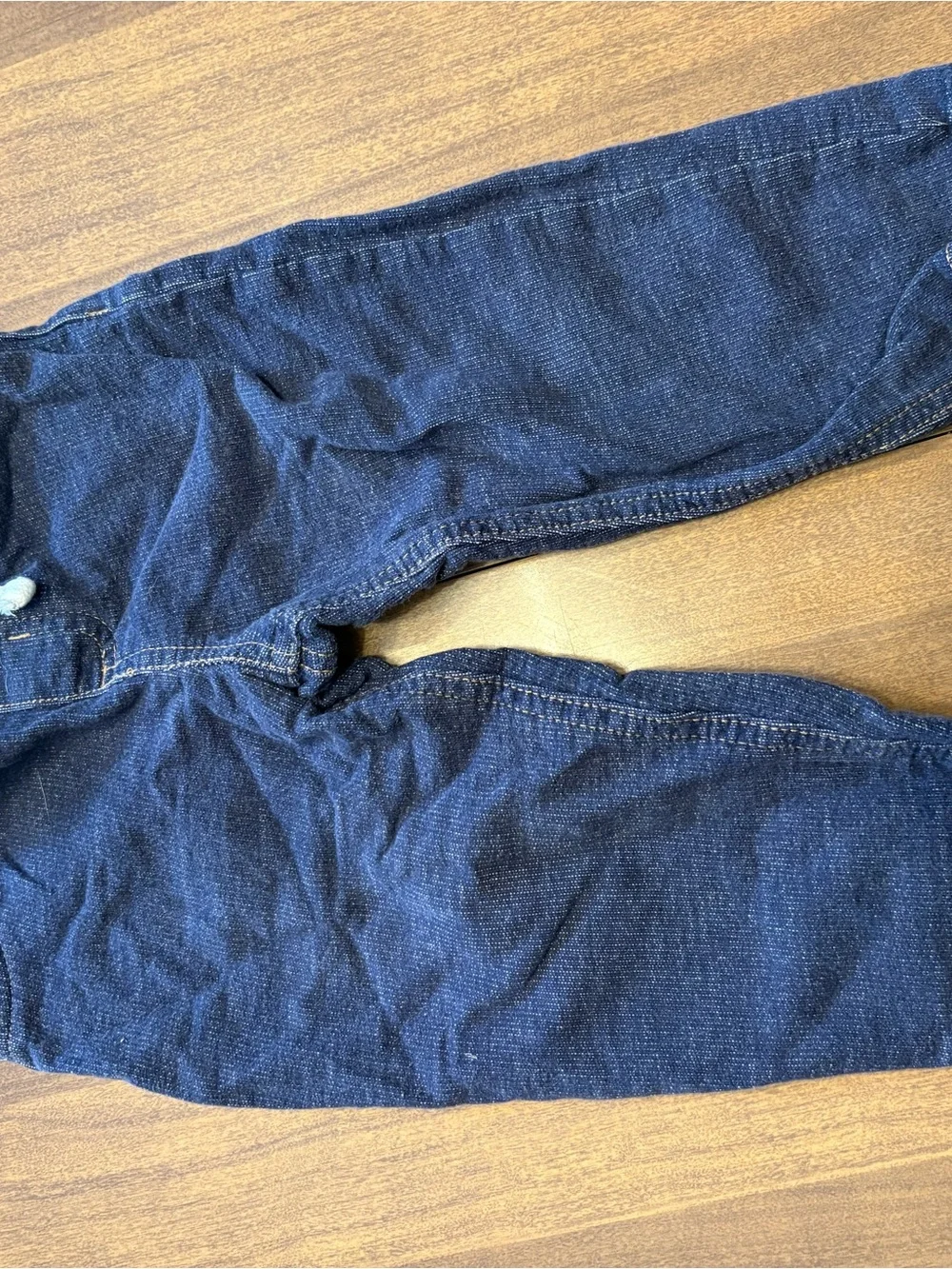 Carter's Light Gray Knit Pants with Contrast Stitching